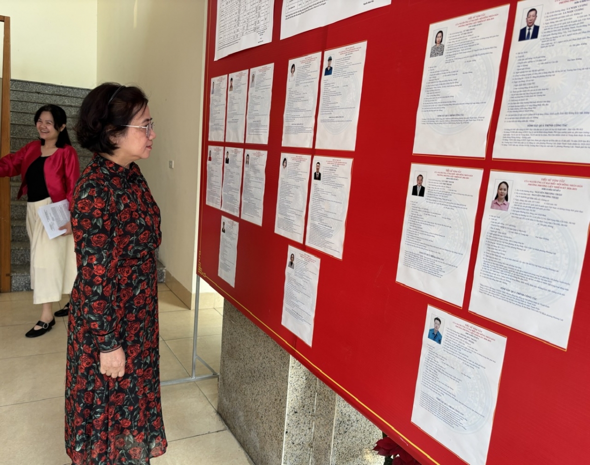 Mỗi lá phiếu có trách nhiệm là "viên gạch hồng" dựng xây tương lai của đất nước