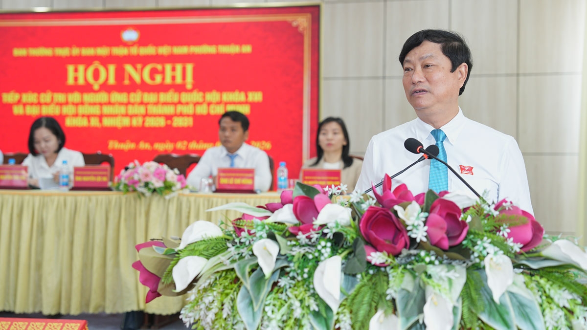 Ứng cử viên ĐBQH, HĐND TP.HCM cam kết là cầu nối vững chắc, bảo vệ lợi ích nhân dân