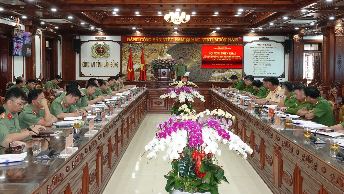 Công an tỉnh Lâm Đồng bảo đảm an ninh, an toàn bầu cử