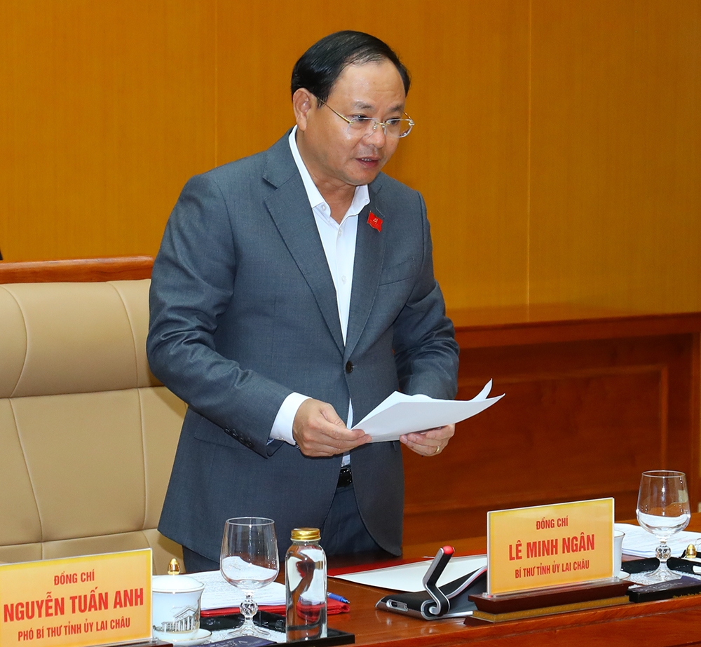 Dai tuong phan van giang lam truong doan kiem tra ban thuong vu tinh uy lai chau hinh anh 3