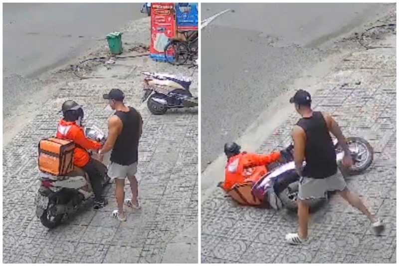 lam ro vu nguoi dan ong danh nu nhan vien giao hang hinh anh 2