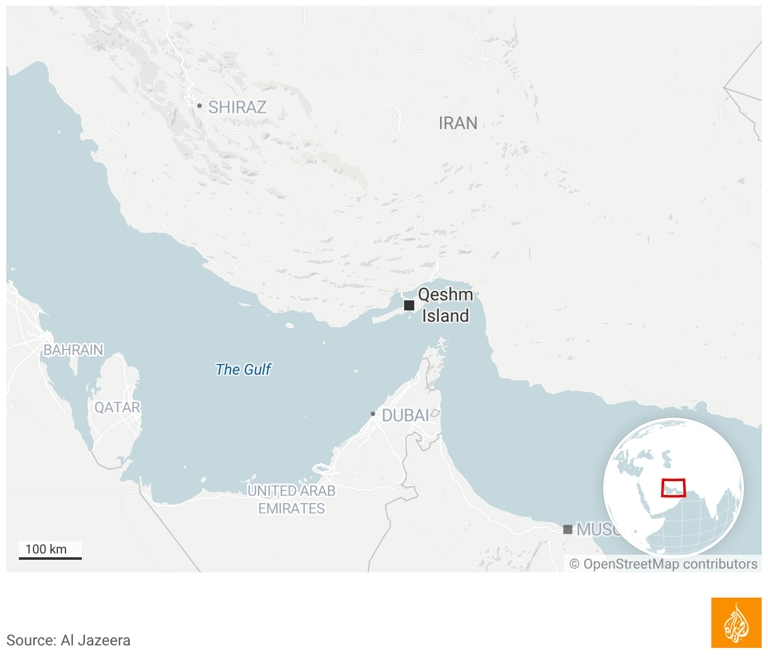 “Pháo đài ngầm” dưới đảo Qeshm của Iran và thế trận siết chặt eo biển Hormuz