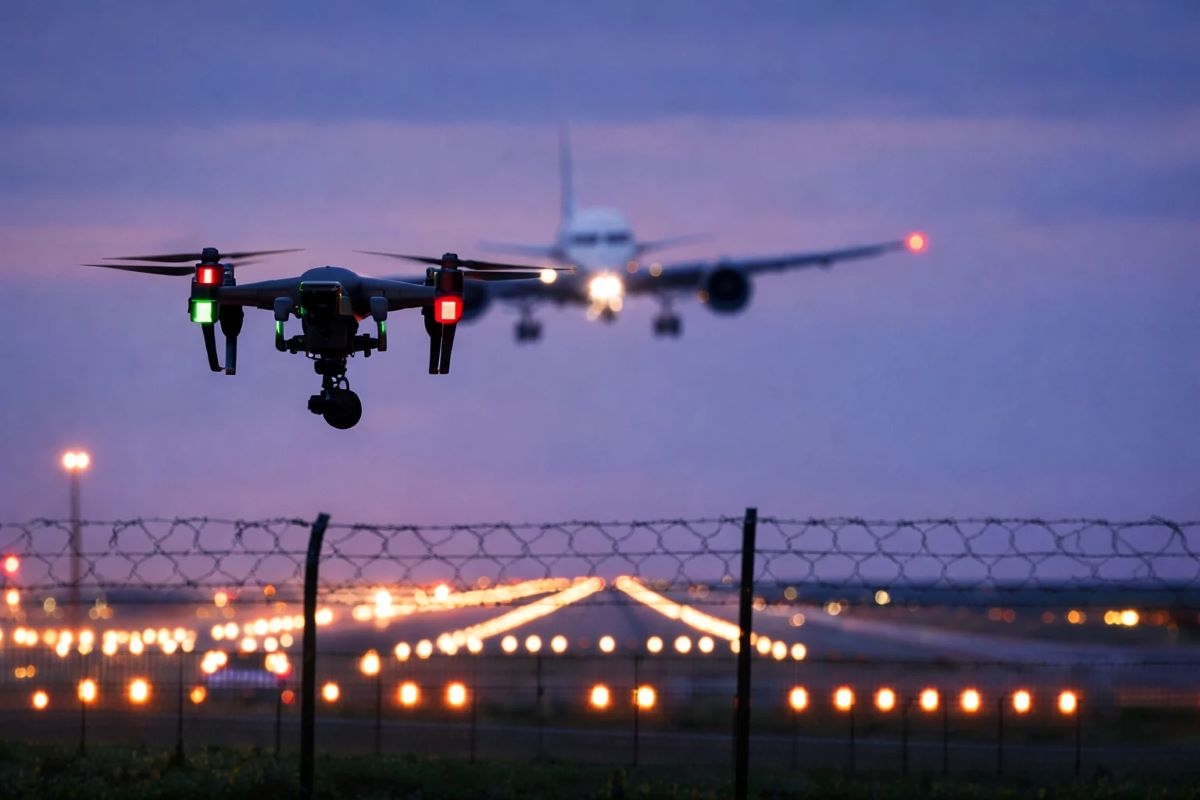 drone intrusion near cat bi airport forces flights to hold picture 1