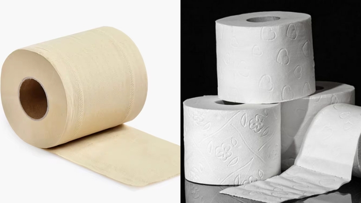 Giấy vệ sinh màu vàng và màu trắng loại nào tốt hơn?