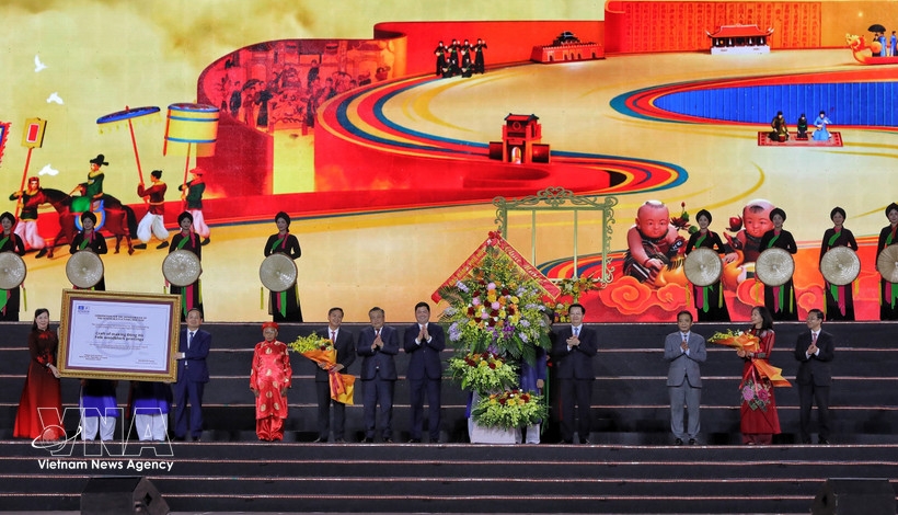 Ceremony marks UNESCO recognition of Dong Ho prints, Yen Tu complex