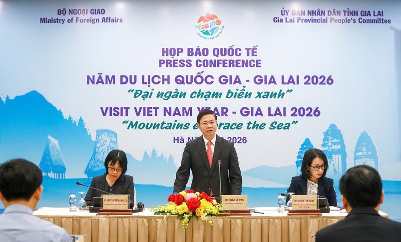 gia lai dang cai nam du lich quoc gia 2026 voi chu de Dai ngan cham bien xanh hinh anh 1
