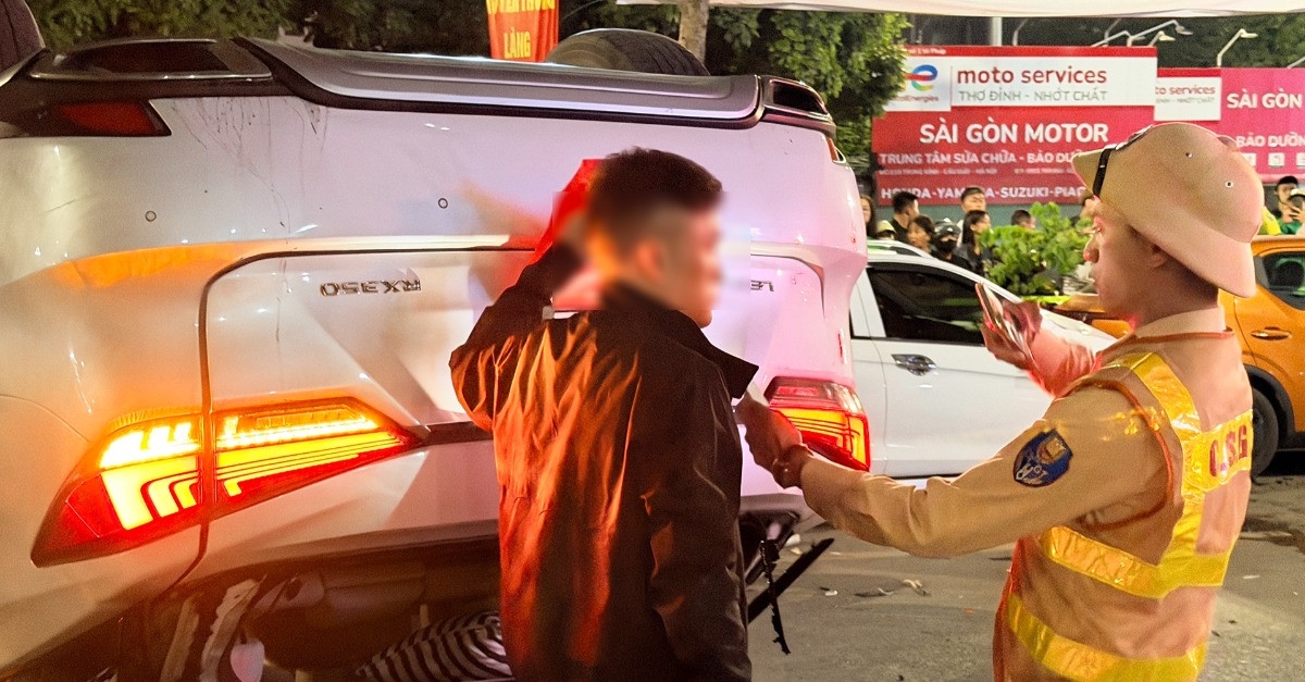 Khởi tố tài xế xe Lexus gây tai nạn liên hoàn ở Hà Nội