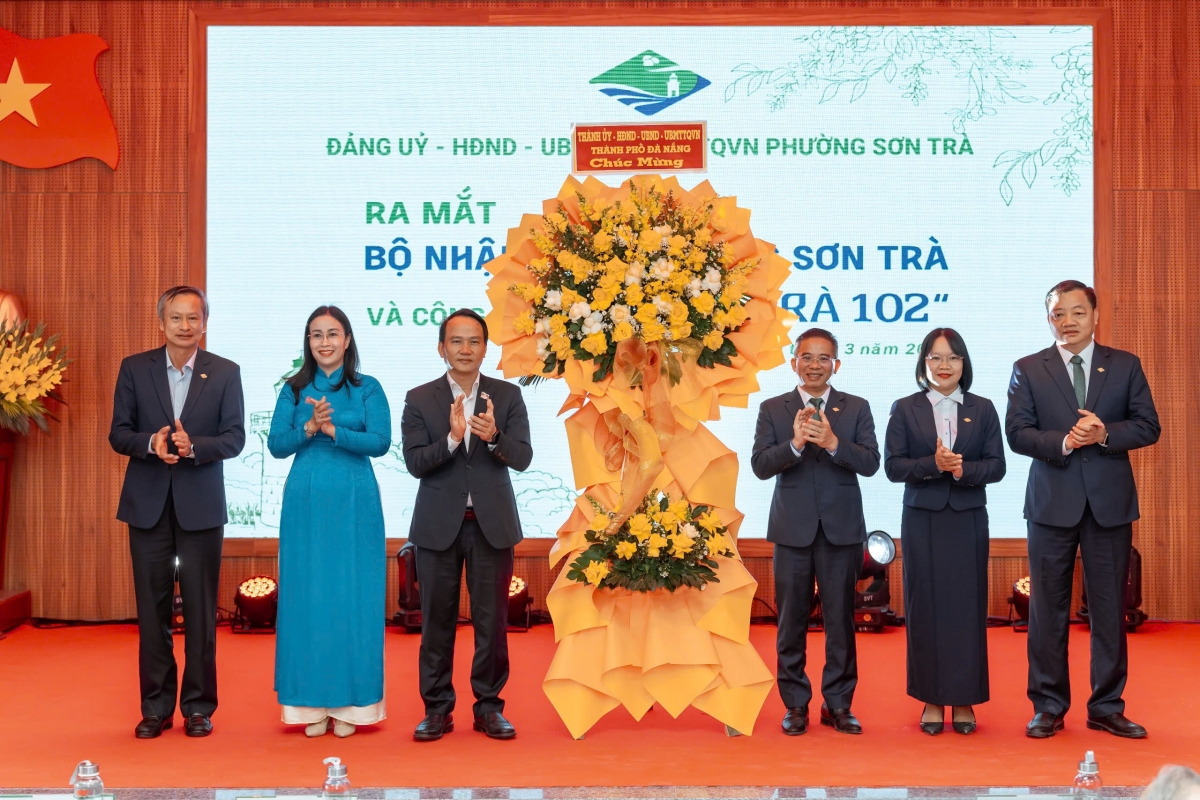 son tra Da nang cong bo bo nhan dien phuong voi thong diep cong dong hanh phuc hinh anh 1