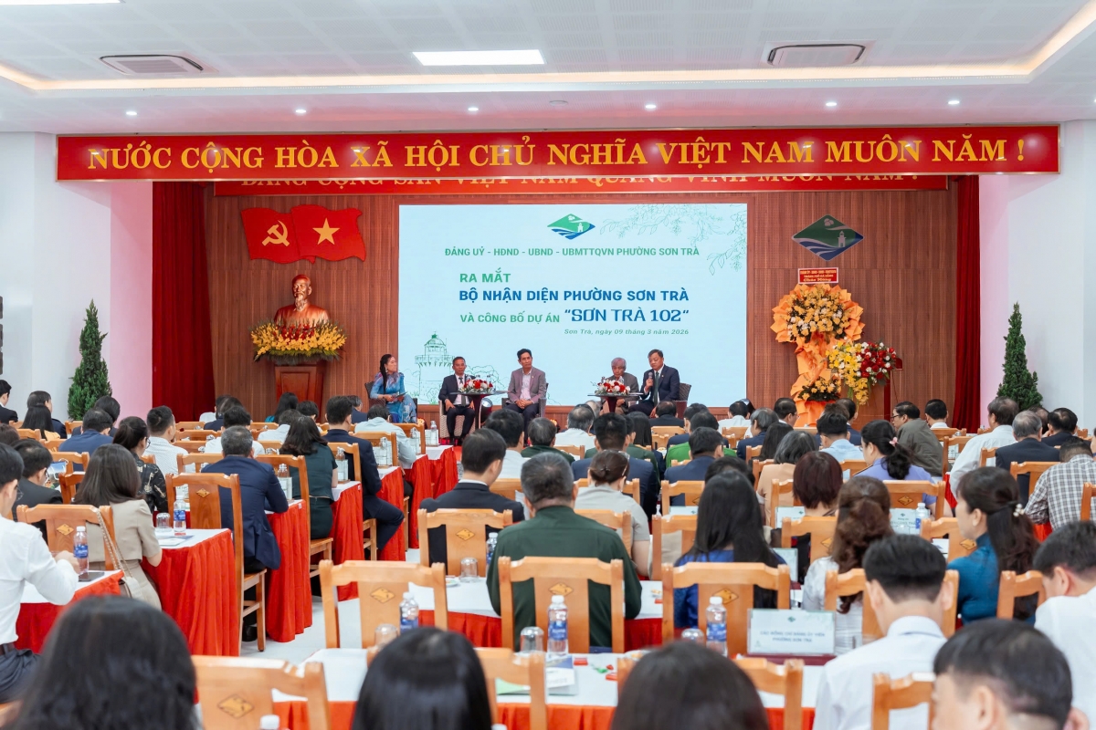 Sơn Trà (Đà Nẵng) công bố bộ nhận diện phường với thông điệp “Cộng đồng hạnh phúc”