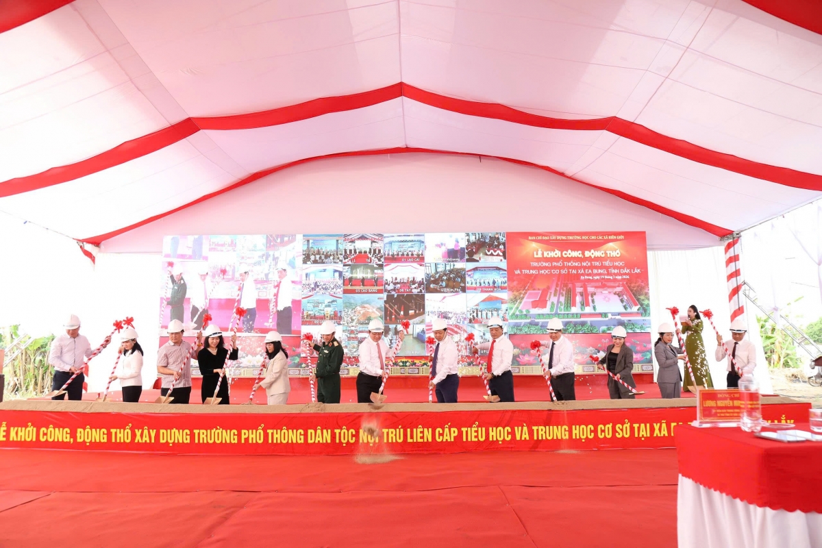 cap nhat Dong loat khoi cong cac truong noi tru tai khu vuc bien gioi dat lien hinh anh 30