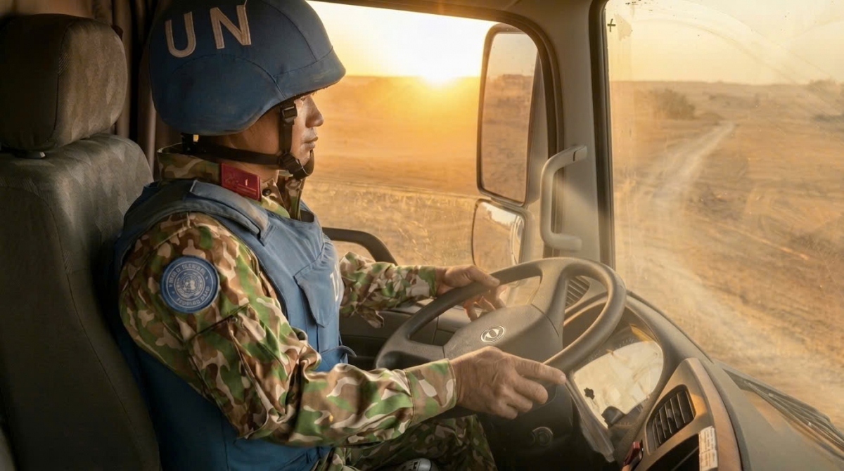 linh mu noi xanh viet nam vuot nang 50 do c, mo duong noi vung dat lua abyei hinh anh 3