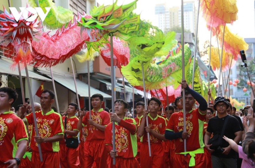 nearly 1,200 performers take part in nguyen tieu festival parade in hcm city picture 15