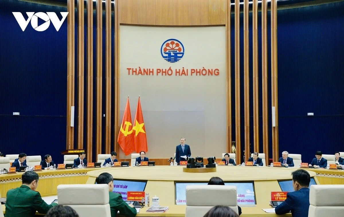 party chief urges hai phong to shift growth model toward technology and innovation picture 1