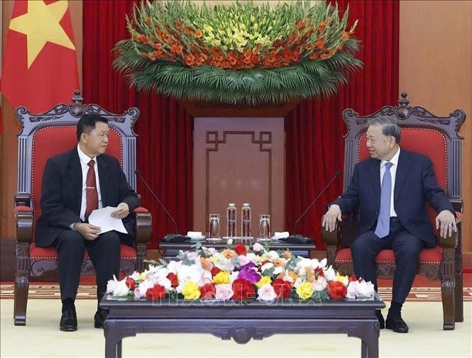 party chief highlights security cooperation as pillar of vietnam laos ties picture 1