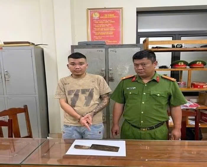 Bắt nghi phạm chém 3 người trọng thương ở Phú Thọ sau vài giờ gây án