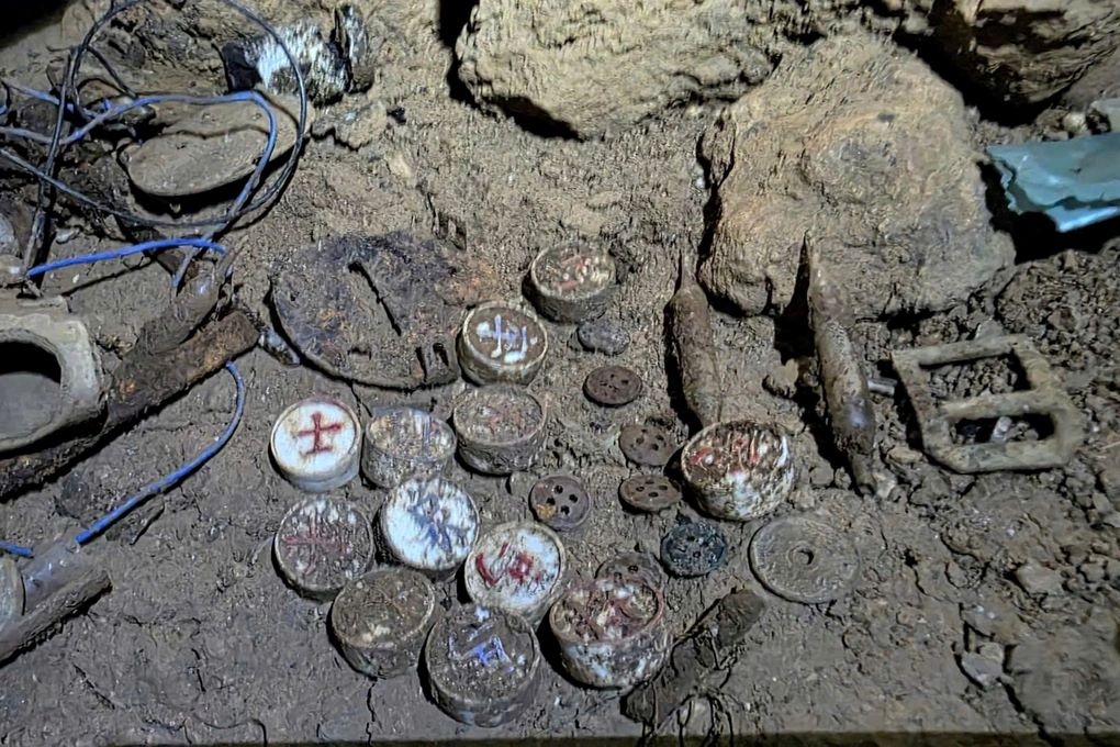 martyrs remains found in cave with chinese chess set, wartime artefacts picture 1
