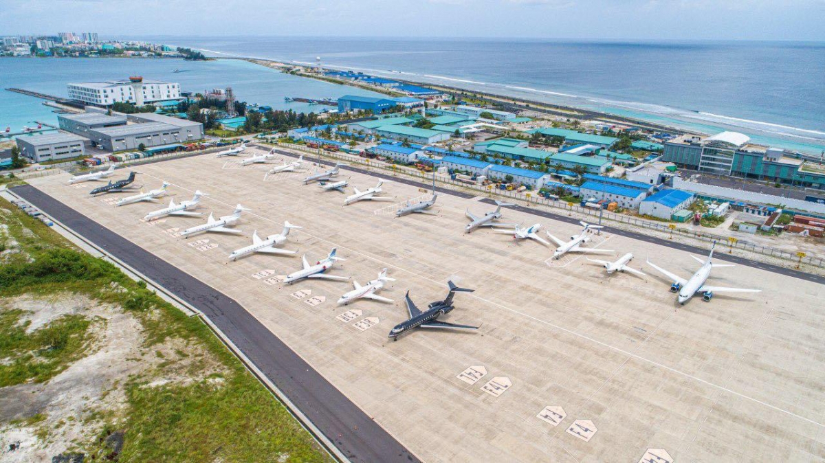 Khách du lịch bằng máy bay riêng tăng mạnh ở Maldives
