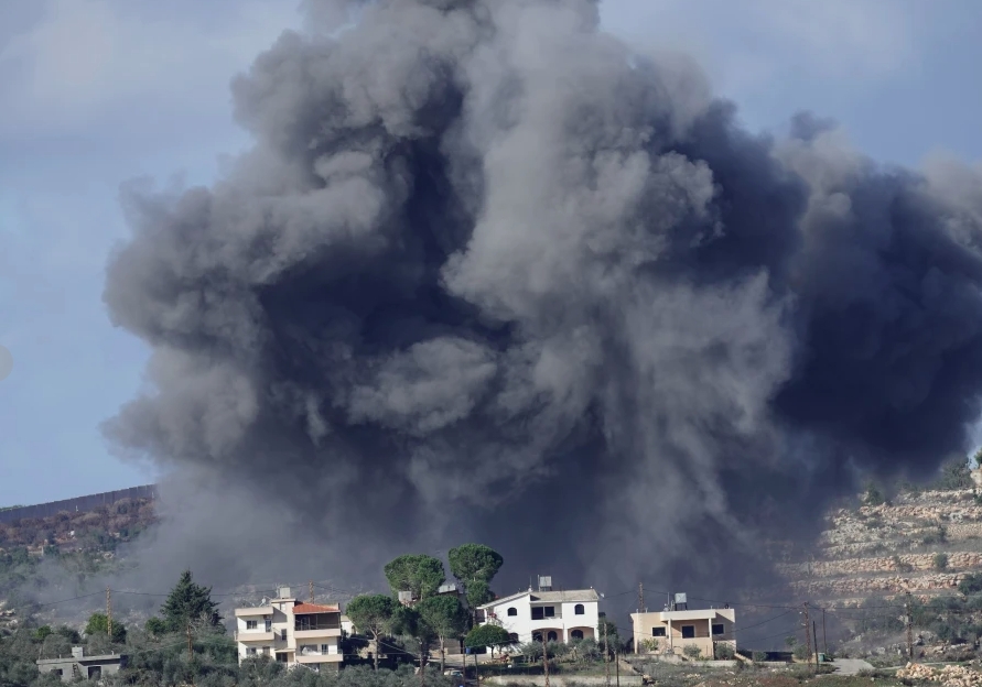 israel khong kich muc tieu hezbollah sau vu phong vat the bay tu lebanon hinh anh 1