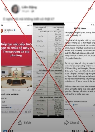 xu phat nguoi dang tin sai su that ve sap nhap tinh, thanh tren mang xa hoi hinh anh 1