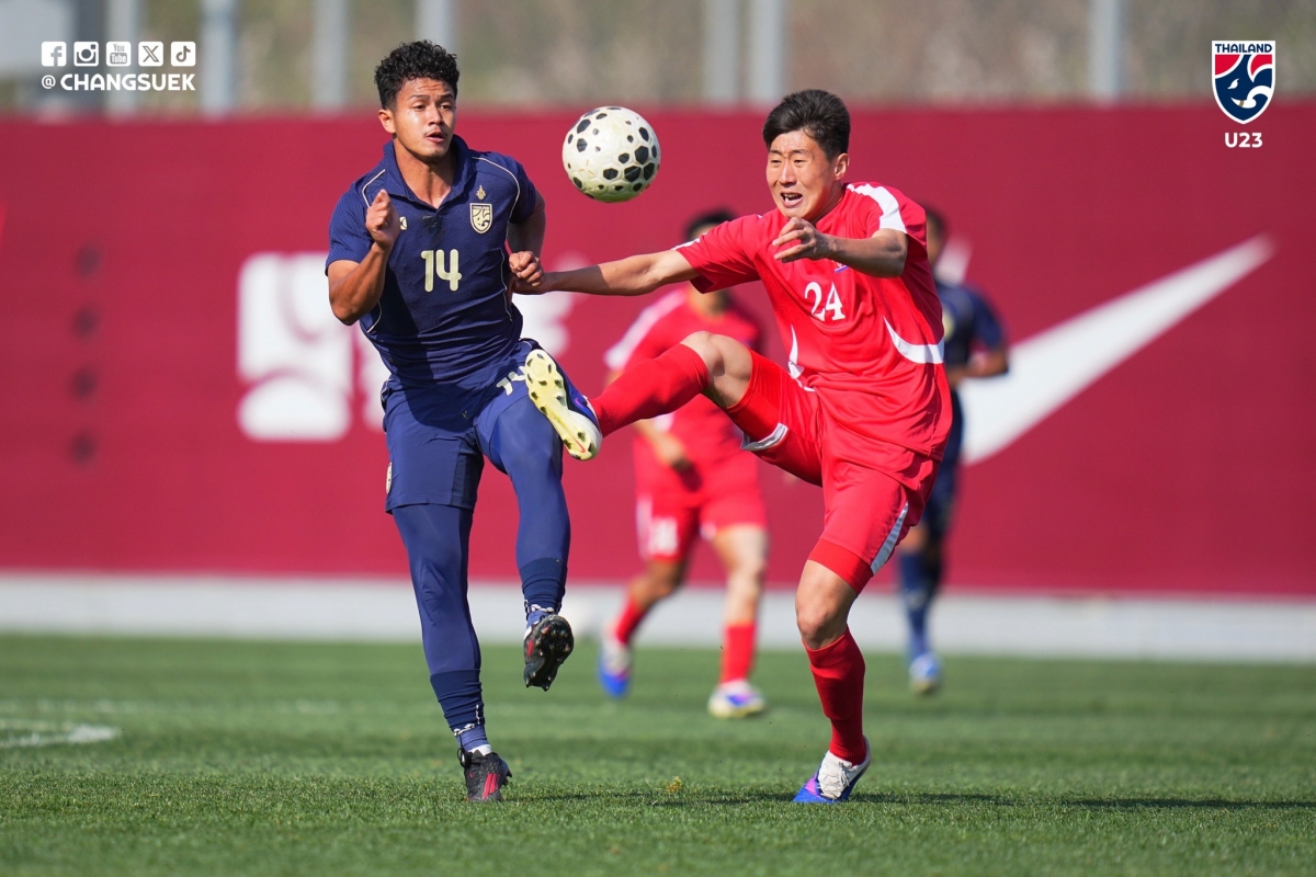 u23 thai lan thua u23 trieu tien, het co hoi vo dich cfa team china cup 2026 hinh anh 1