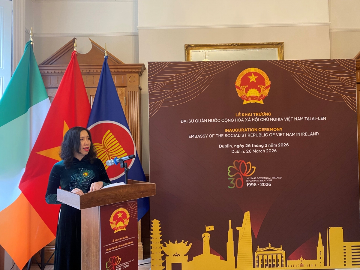 le khai truong Dai su quan viet nam tai ireland hinh anh 2