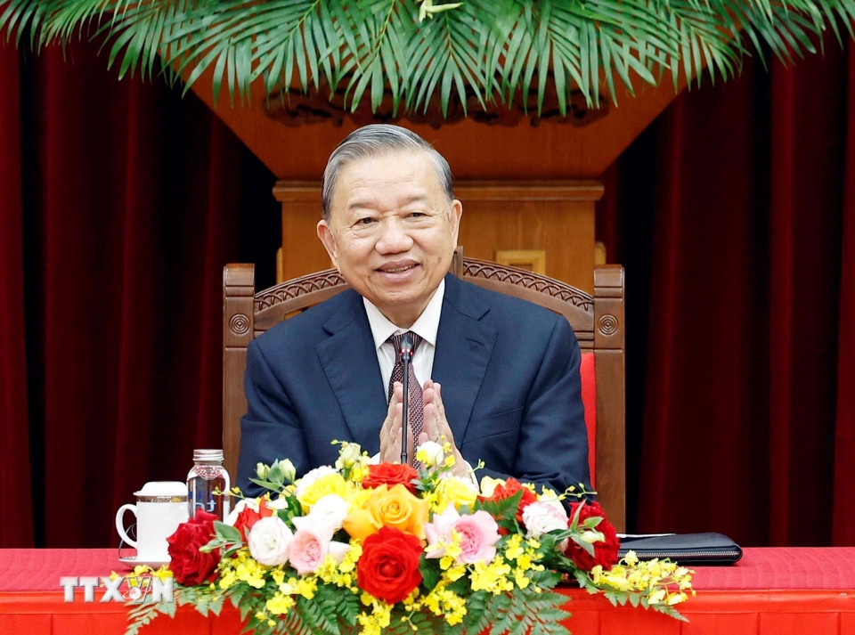 tong bi thu to lam tiep lanh dao mot so tap doan quoc te hinh anh 2