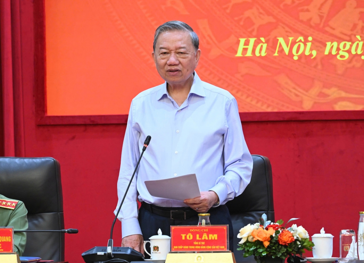 Tổng Bí thư: CAND tiếp tục là lực lượng chủ công thực hiện chủ trương chiến lược của Đảng