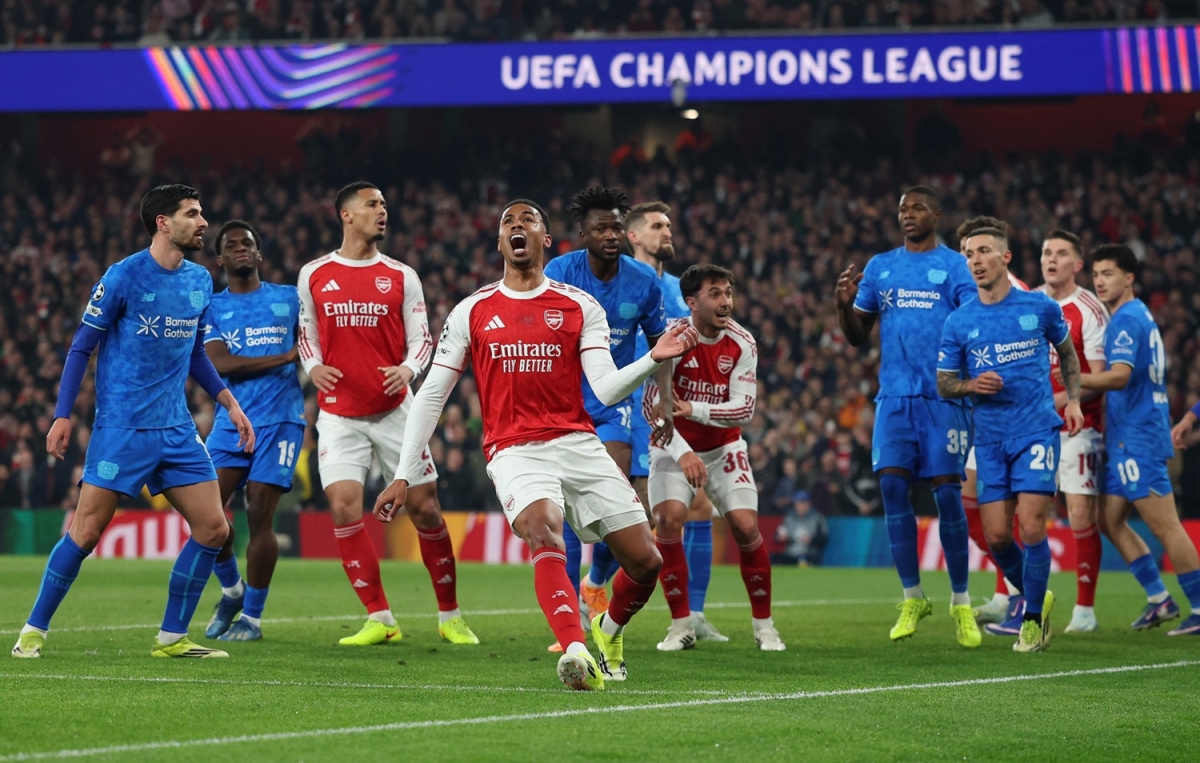 arsenal vao tu ket cup c1 chau Au sau tran thang de leverkusen hinh anh 21