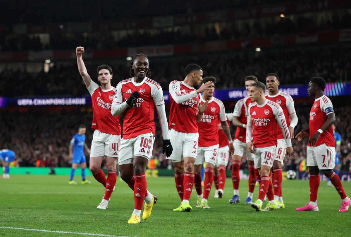 arsenal vao tu ket cup c1 chau Au sau tran thang de leverkusen hinh anh 19