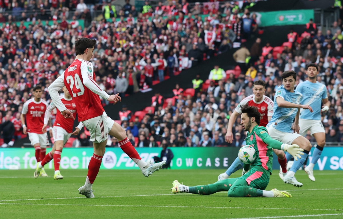 man city thang thuyet phuc arsenal, dang quang ngoi vo dich cup lien Doan anh hinh anh 25