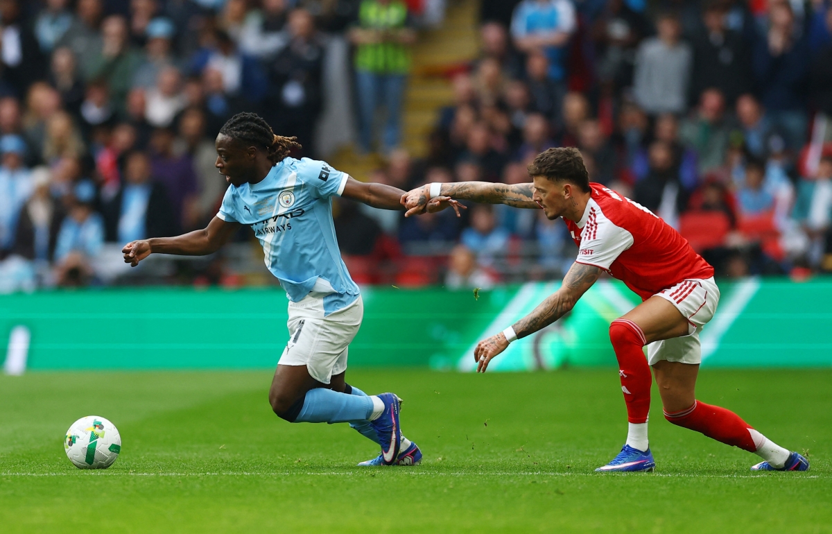 truc tiep arsenal 0-0 man city cho ban mo ty so tran chung ket cup lien Doan anh hinh anh 2