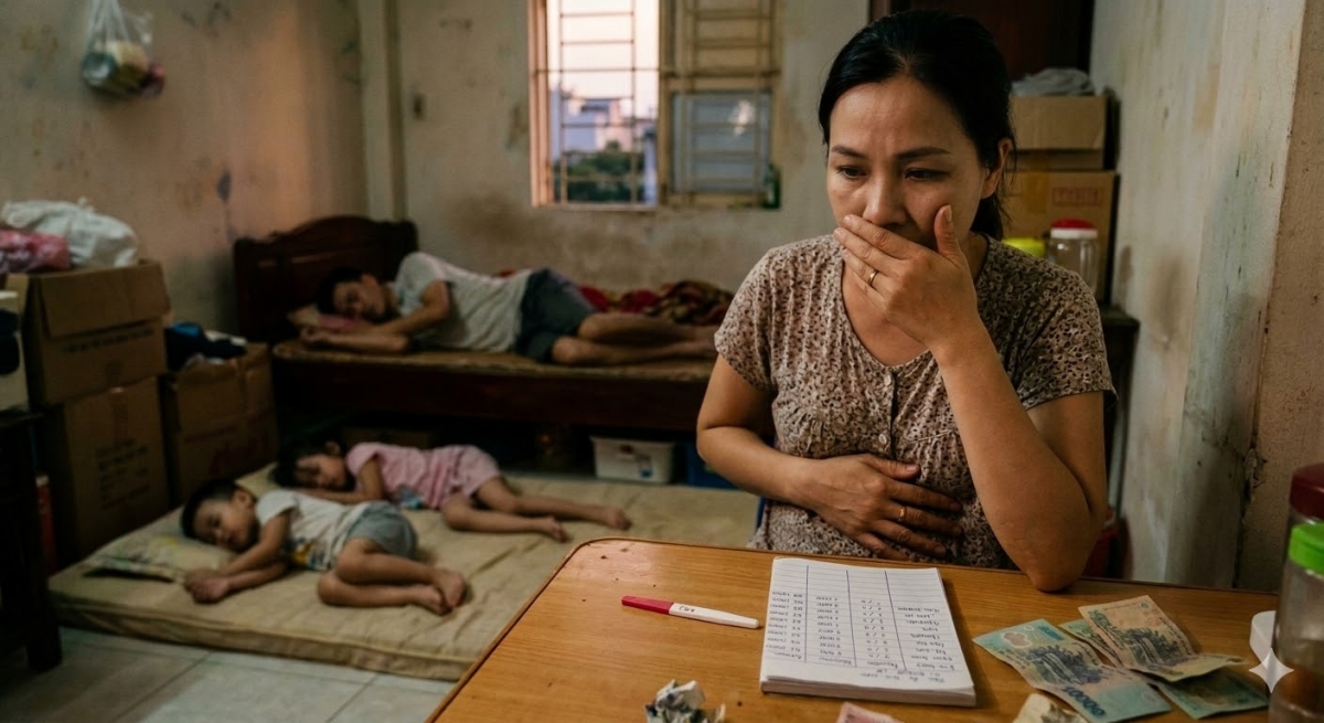 Nợ nần bủa vây, nhà đi thuê, tôi thắt lòng khi biết mình có bầu bé thứ 3