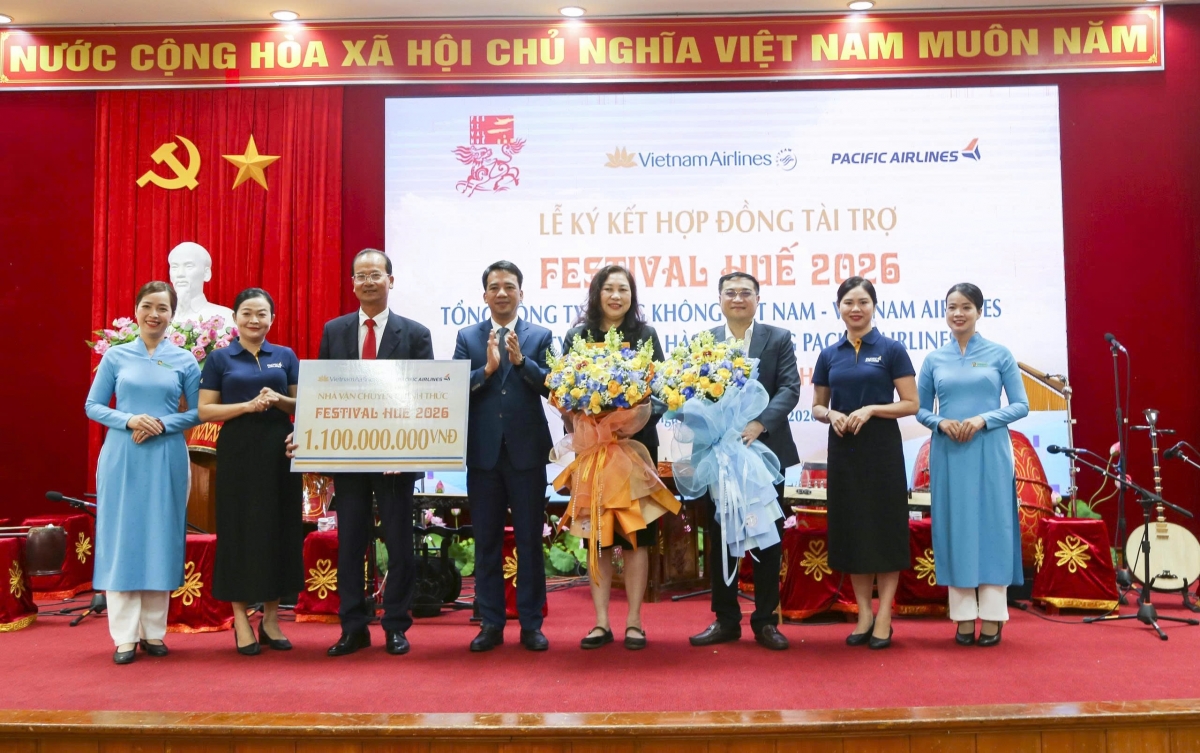 vietnam airlines va pacific la nha van chuyen chinh thuc festival hue 2026 hinh anh 3