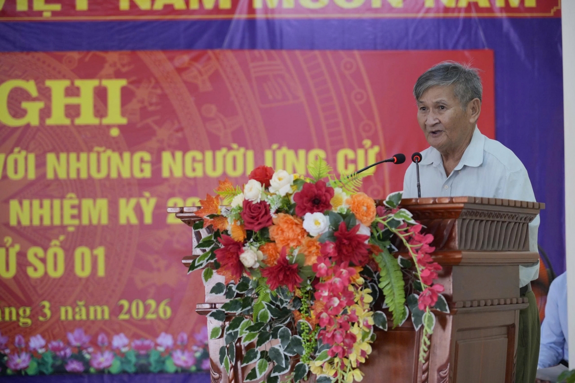 cu tri dac khu tho chau gui gam ky vong den cac ung cu vien dai bieu quoc hoi hinh anh 1