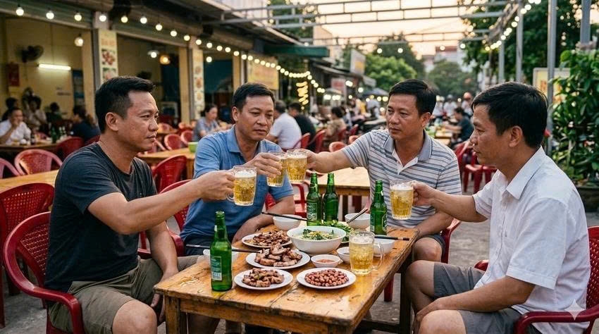 no sung ban chu ruot do mau thuan trong cuoc nhau hinh anh 1