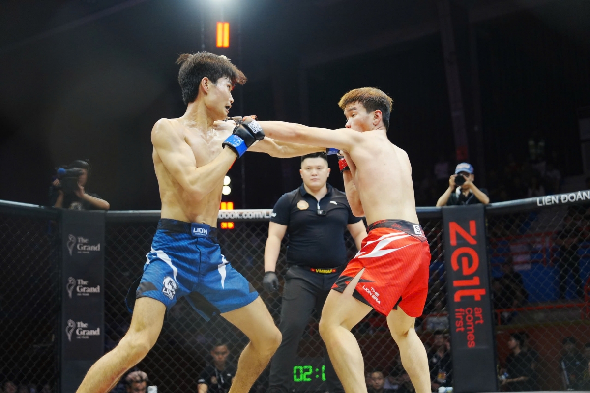 mma lion championship 30 le van tuan xuat sac bao ve thanh cong dai vo dich hinh anh 1
