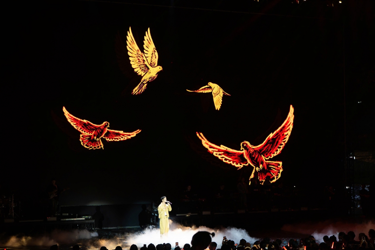 man ket hop bat ngo cua hoang dung, nguyen hung, my anh trong sao concert hinh anh 5