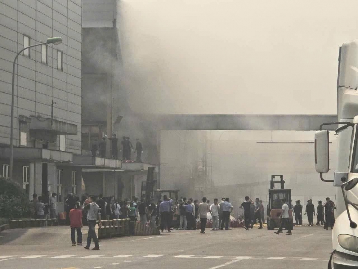 no binh khi nen tai khu cong nghiep o bac ninh hinh anh 1