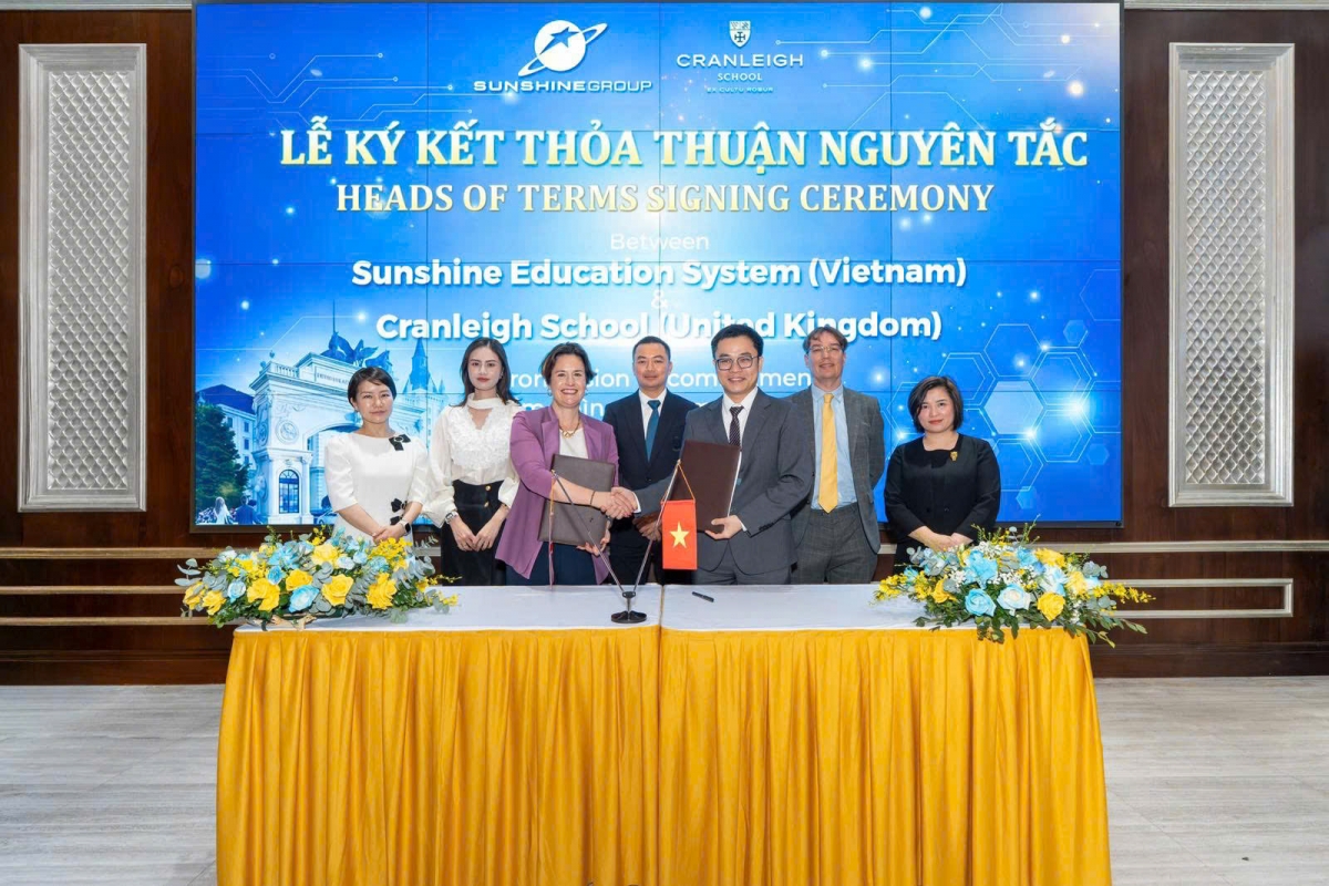 Sunshine Group hợp tác Cranleigh School đưa giáo dục chuẩn Anh Quốc vào Việt Nam