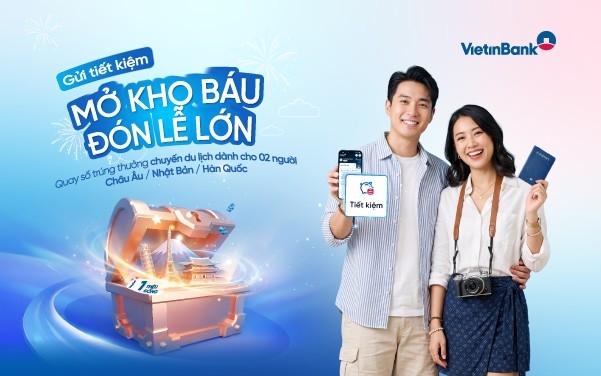 vietinbank trien khai uu dai gui tiet kiem - mo kho bau - Don le lon hinh anh 1