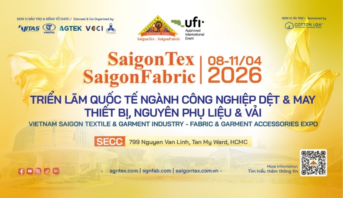 trien lam quoc te saigontex - saigonfabric 2026 hinh anh 1