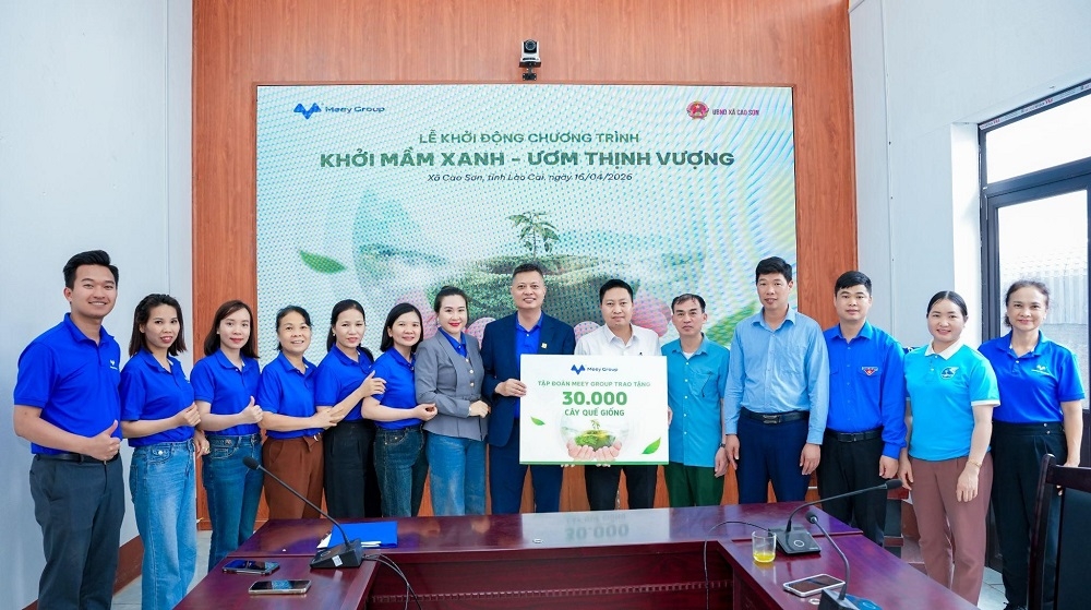 meey group khoi dong chuong trinh khoi mam xanh - Uom thinh vuong tai lao cai hinh anh 1