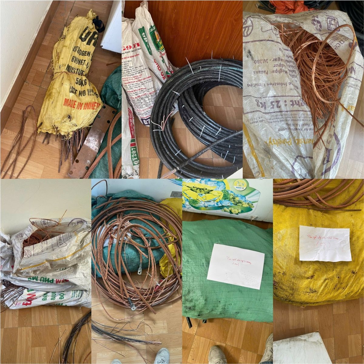 khoi to nhom doi tuong trom cap day cap dien chieu sang hinh anh 2