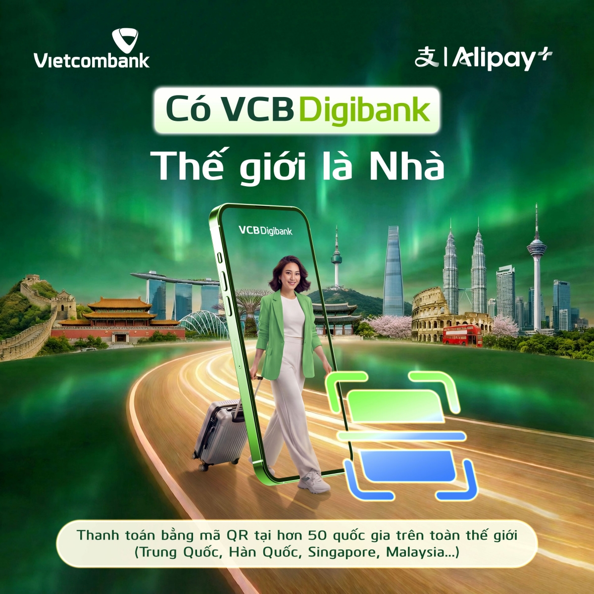vietcombank mang den trai nghiem thanh toan da quoc gia ngay tren vcb digibank hinh anh 1
