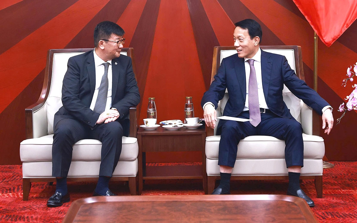 Bộ trưởng Lương Tam Quang tiếp Đại sứ Mông Cổ và Thống đốc tỉnh Kagawa, Nhật Bản