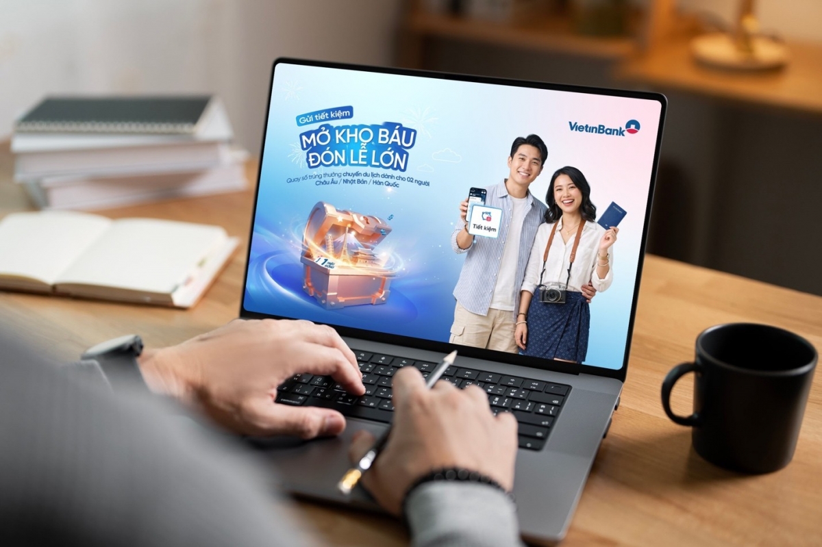 vietinbank trien khai uu dai gui tiet kiem - mo kho bau - Don le lon hinh anh 2