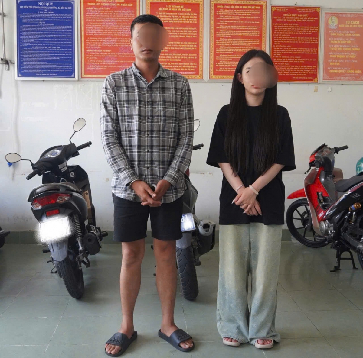 bat giu hinh su 2 doi tuong to chuc su dung chat ma tuy hinh anh 1