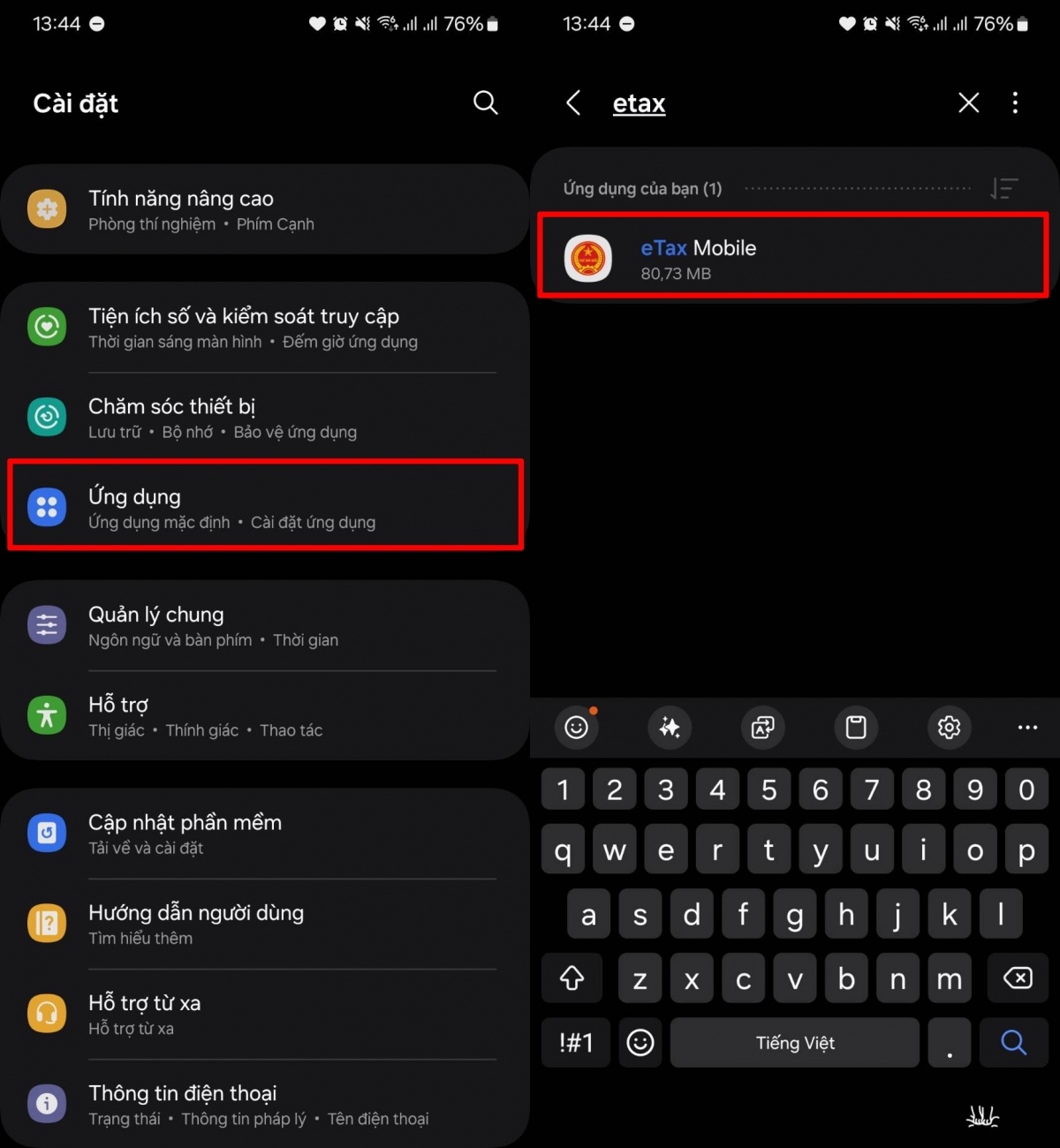 khong dang nhap duoc etax mobile gay gian doan nop thue, khac phuc the nao hinh anh 3