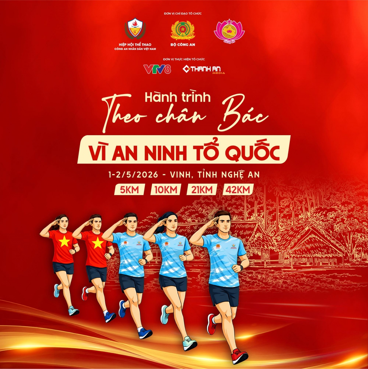hon 3.000 vDv tham du giai chay hanh trinh theo chan bac vi an ninh to quoc hinh anh 1