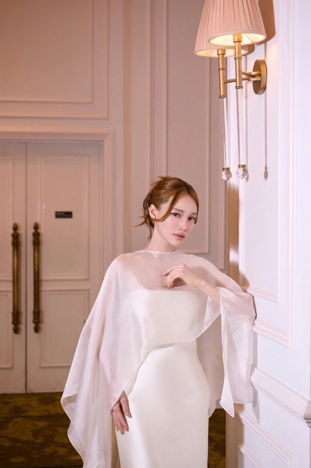 nha phuong thon gon, nhan sac thang hang sau khi sinh con thu ba hinh anh 1